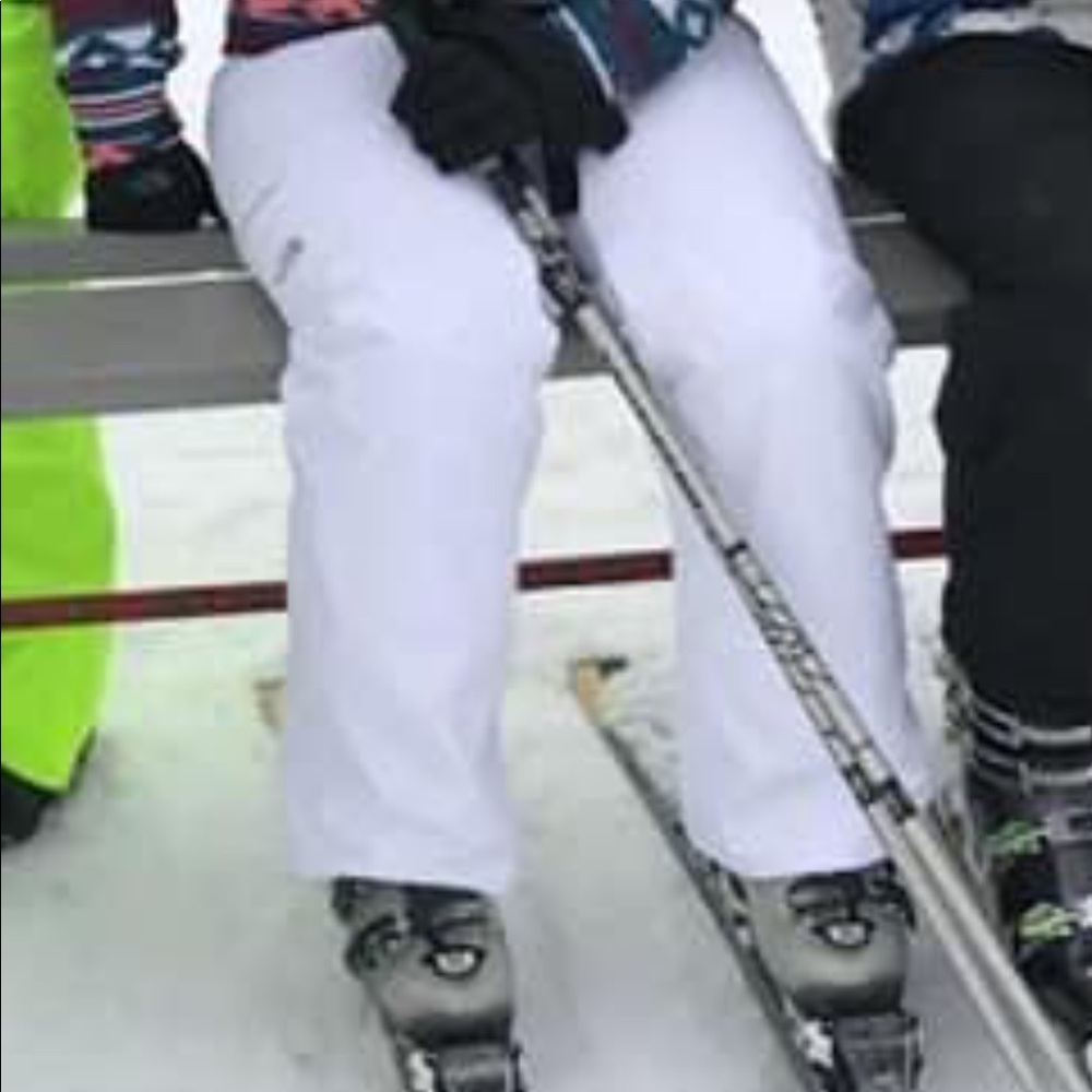 White The north face ski pants